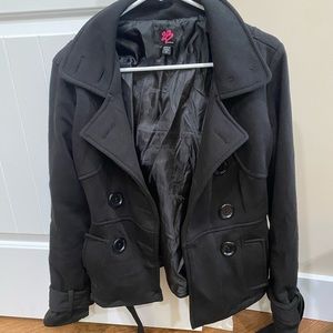 Black size M women’s pea coat